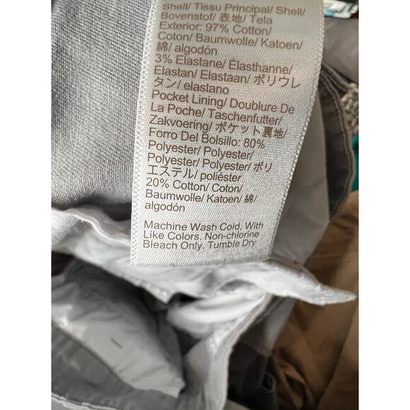 J.Crew chino pants gray size 8 zip-fly pockets straight buisness casual - Picture 8 of 9